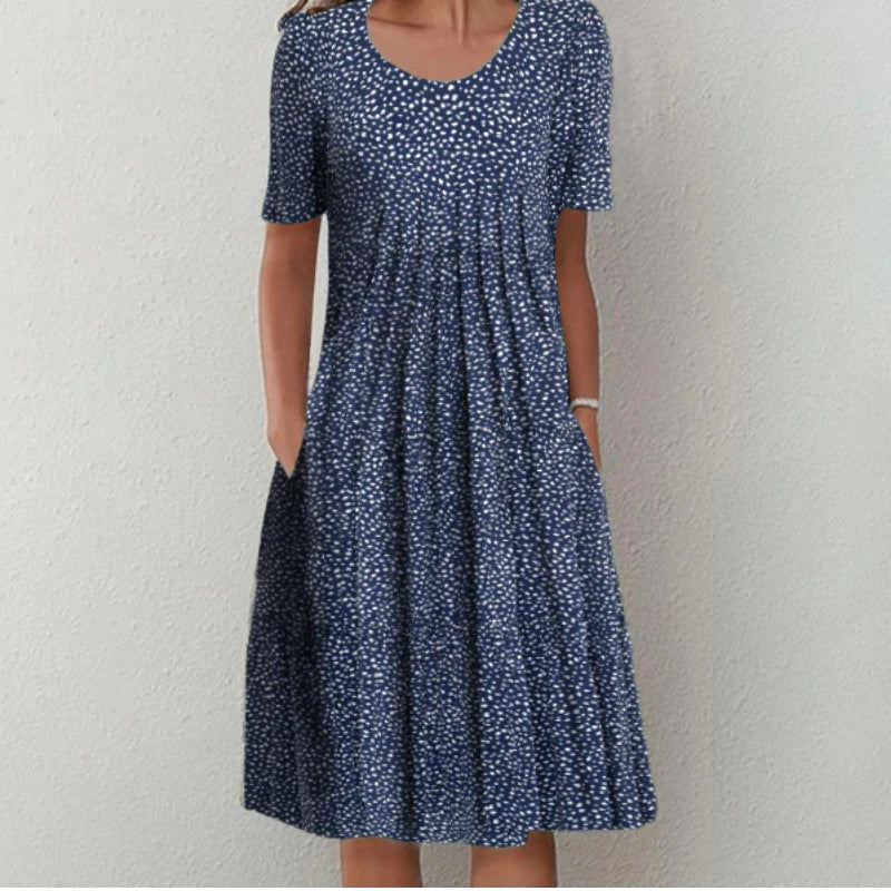 Astrid™ | Stilfuld og Casual Blomstret Kjole med Lommer
