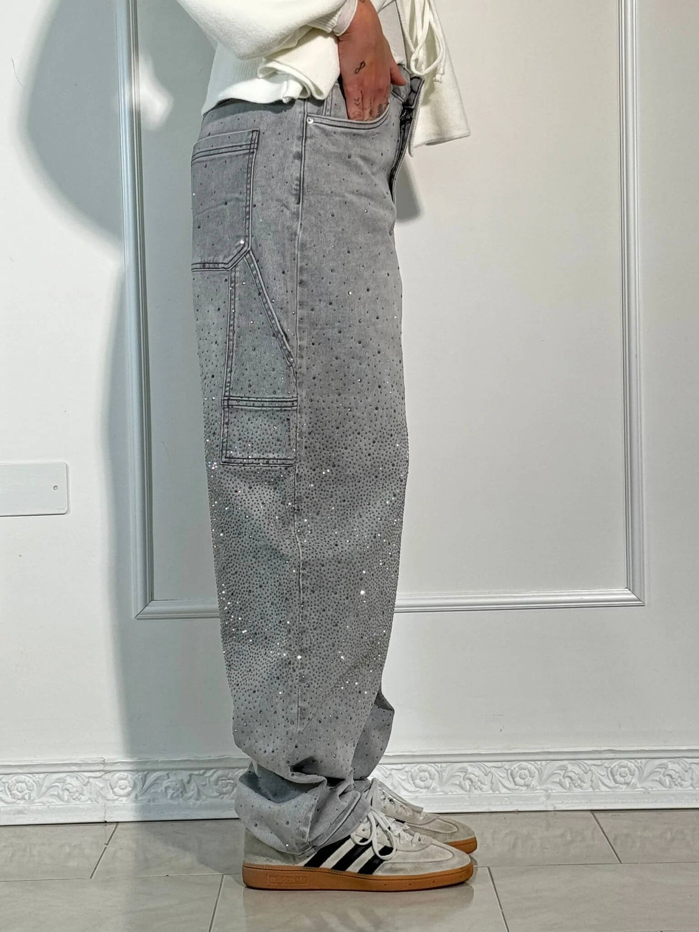 FEDERICA | GLITTERBUKSER I PREMIUM-STOFF