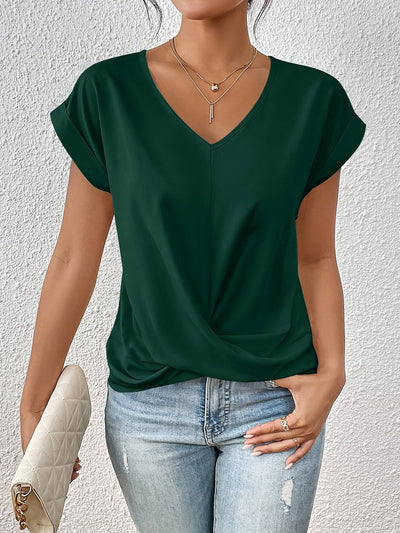 Cleo™ | Casual T-skjorte med sweetheart-hals