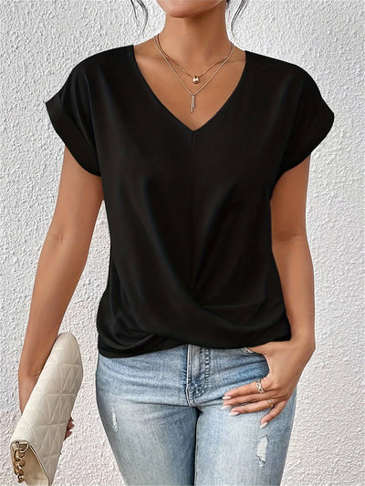 Cleo™ | Casual T-skjorte med sweetheart-hals