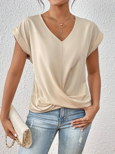 Cleo™ | Casual T-skjorte med sweetheart-hals