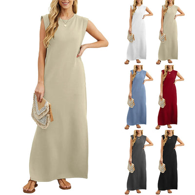 Sabrina - Elegant maxi-kjole uten folder